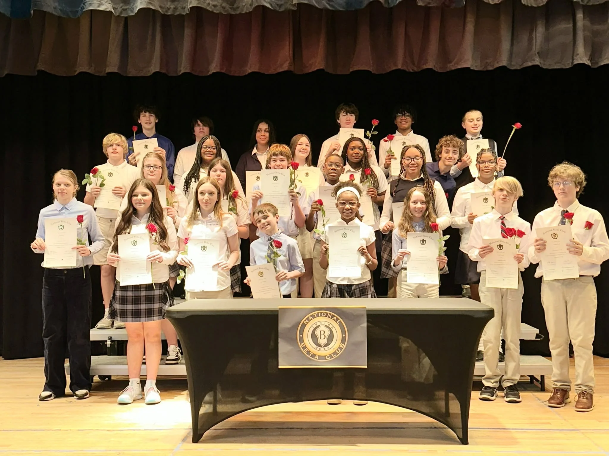 Elementary Beta Club 2026 induction ceremony