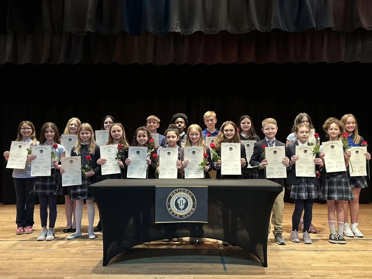 Junior Beta Club 2026 induction ceremony