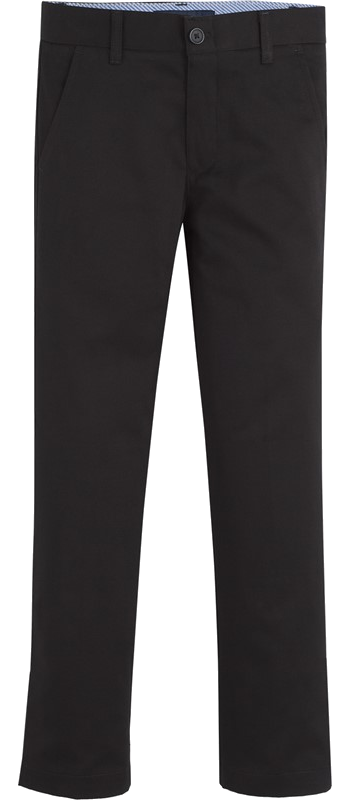 Flat-front uniform pant